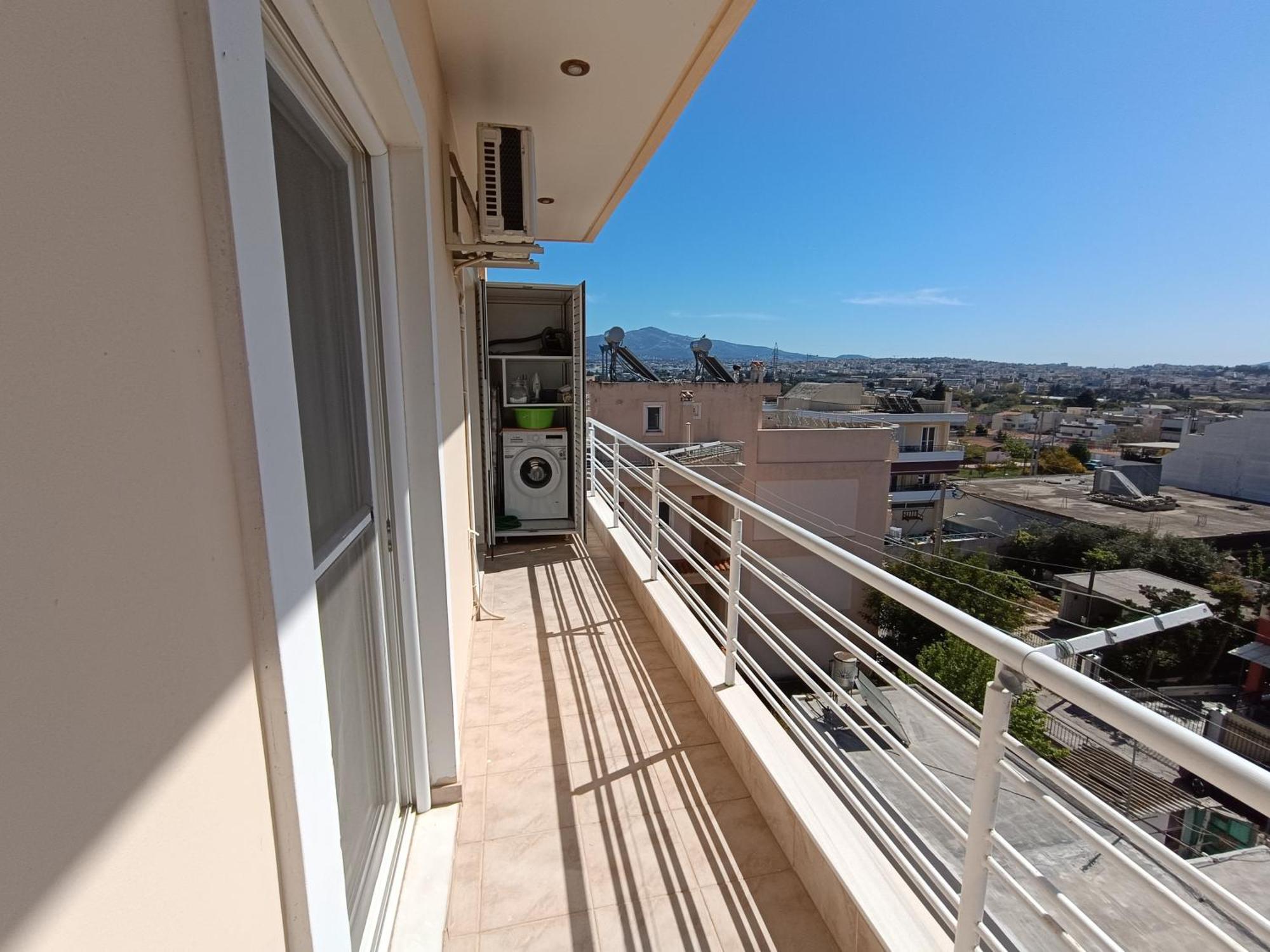 New Elegant Roof Apartment Acharnes Esterno foto